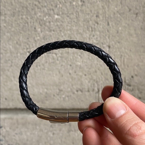 🇮🇹 Lambretta leather bracelet in black - Picture 4 of 8